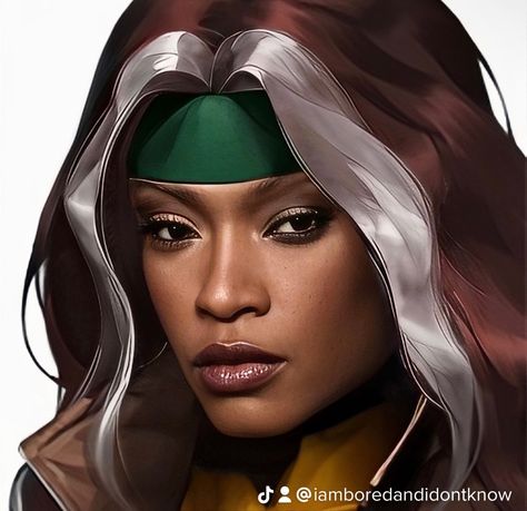 Keke Palmer Rogue, Keke Palmer, Wanda Maximoff, Scarlet Witch, Scarlet, Witch, Marvel, Disney Princess, Disney Characters