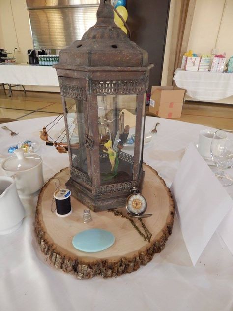 Peter Pan Peter Pan Centerpieces, Peter Pan Centerpiece Ideas, Ball Themes, Peter Pan Wedding, Disney Themed Bridal Shower, Disney Centerpieces, Disney Prom, Bridal Shower Table Decorations, Tables Wedding