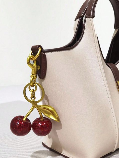 1pc Cute Cherry Fruit Design Keychain, Fashion Car Key Chain, Bag Charm Accessory, Party Favor GiftI discovered amazing products on SHEIN.com, come check them out! School Supplies Teacher, Cherry Pendant, Fashion Keychain, Teacher Accessories, Vegetable Bag, Back To School Gifts For Teachers, Texture Metal, Backpack Accessories, Dating Gifts