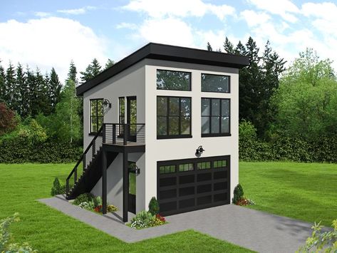 800 Sq Ft House, Garage Plans With Loft, 2 Car Garage Plans, House Lifestyle, Loft Plan, Carriage House Plans, Garage Loft, Garage Apartment Plans, Garage Studio