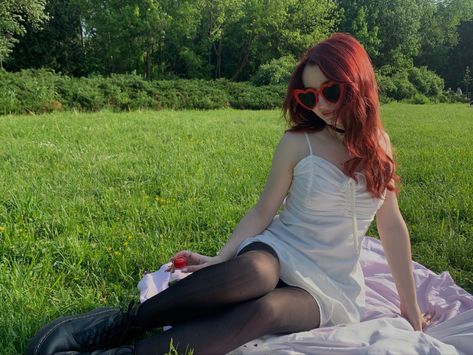 Lana del Rey picnic lolita pinterest hearshape sunglasses cherry cola whote dress inspiration summer Goals 2024, Cherry Cola, Summer Goals, Dress Inspiration, Lana Del Rey, Cherry, Sunglasses, Quick Saves