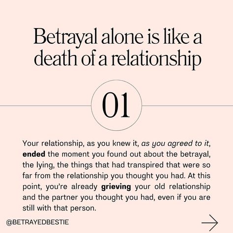 I don’t know who came up with waiting a year, and I definitely don’t understand how that can apply to ALL relationships. As a betrayal trauma + breakup coach, I understand the nuances of ending your relationship after some form of s*xual betrayal (like cheating, p*rn use) has happened in the relationship. The first module in Betrayed Bestie Academy is psychoeducation, so you can truly understand what you’ve been through and lay the foundation for the further mindset work, goal setting, an... Fixing A Relationship After Cheating, Healing After Betrayal, Relationship Betrayal, Relationship After Cheating, Unsafe People, Infidelity Quotes, Cheating Husband Quotes, After Betrayal, Difficult Relationship Quotes