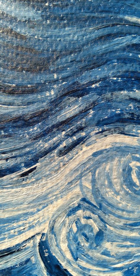 Blue Aura, Greek Gods And Goddesses, Starry Nights, Art Painting Gallery, Ocean Wallpaper, Watercolor Wallpaper, Sunset Wallpaper, Blue Waves, Blue Watercolor