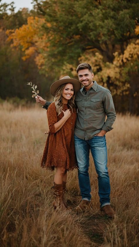 Looking for fall family picture outfit inspiration in 2024 Check out these casual jeans black outdoor olive green neutral ideas for the whole family From blues to must-have mustard yellow Mom's best outfits are on point for those memorable moments Burnt Orange Color Palette Family Photos, Simple Fall Family Photo Outfits, Western Family Photoshoot Outfits, Fall Farm Family Pictures, Family Fall Pictures Outfits 2024, Fall Family Photos Pumpkin Patch, Family Fall Pictures Outfits, Farm Family Pictures, Fall Engagement Pictures Outfit