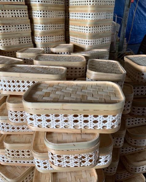 Craft Frame, Hampers Ideas, Eid Hampers, Bamboo Baskets, Rattan Wood, Homes Ideas, Bamboo Products, Small Business Packaging Ideas, Business Packaging