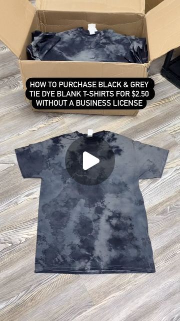 Tri-City Wholesale on Instagram: "How To Purchase Black & Grey Tie Dye Blank T-Shirts For $1.50 Without A Business License!" Business License, Blank T Shirts, Tri Cities, Grey Tie Dye, Grey Tie, Black Grey, A Business, Black And Grey, Tie Dye