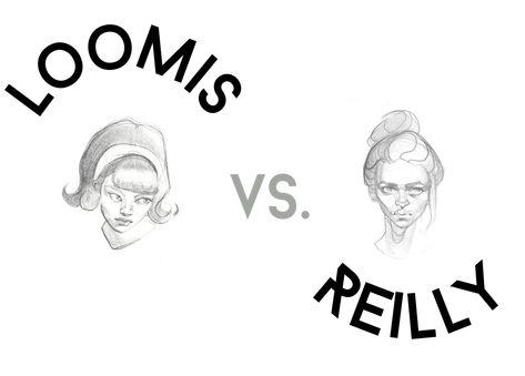 Loomis Vs. Reilly Method for Portrait Drawing Andrew Loomis Anatomy, Portrait Drawing Steps, Loomis Method Side View, Loomis Method Front View, Loomis Method Tutorial, Reilly Method Step By Step, Lumis Method Of Drawing, Loomis Method Head Step By Step, Loomis Method Head