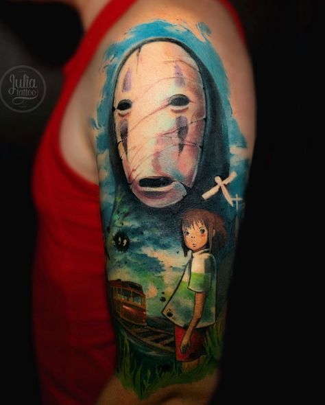 Anime Realism Tattoo, Color Realism Tattoo Ideas, Realism Tattoo Ideas, Color Realism Tattoo, Anime Realism, Watercolor Realism, Tattoo Magazines, Realism Tattoo, Anime Tattoos