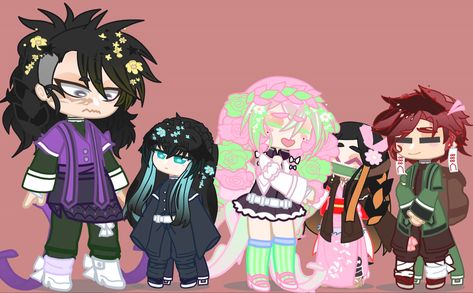 Plz do not copy/repost/steal! #kny #gacha #tanjiro #nezuko #kamado #genya #mitsuri #muichiro #gachaclub. #gachakny #demonslayer Gacha Tanjiro, Demon Slayer Characters Gacha Club, Muichiro Gacha Club, Muichiro Gacha, Mitsuri In Gacha Club, Muichiro And Genya Chibi, Mitsuri Muichiro, Genya And Nezuko Art, Nezuko In Gacha Club