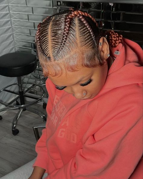 Cornrow Ponytail Styles, Long Braided Hairstyles, Cornrow Ponytail, Natural Hair Bun Styles, Braided Hairstyles For Black Women Cornrows, Big Box Braids Hairstyles, Feed In Braids Hairstyles, Cute Braided Hairstyles, Braided Cornrow Hairstyles