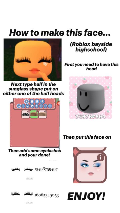 Berry Avenue Codes Headless Head, How To Get Headless In Berry Ave Code, Berry Avenue Codes Cheeks Head Code, Codes For Bayside High School, Bayside High School Codes, Berry Ace Face Codes, Roblox Sets, Coding School, Chibi Body