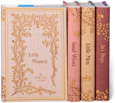 Amazon.com: Juniper Books Little Women Book Set | Four-Volume Hardcover Book Set with Custom Designed Dust Jackets | Author Louisa May Alcott: Home & Kitchen Little Women Book, Diy Buch, Beloved Book, Beautiful Book Covers, Louisa May Alcott, Book Jacket, Life Quotes Love, Little Women, Trondheim