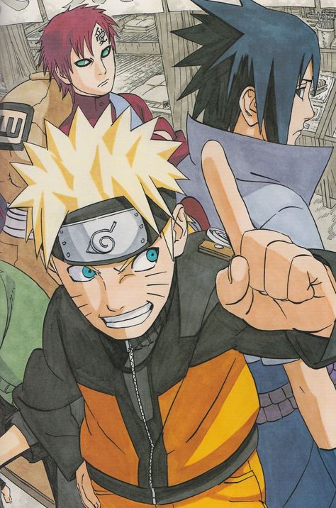 Masashi Kishimoto, Naruto, Sasuke Uchiha, Gaara, Naruto Uzumaki Naruto Pfp, Poses Manga, Naruto Gaara, 얼굴 그리기, Naruto Drawings, Japon Illustration, Bd Comics, Naruto Uzumaki Shippuden, Naruto Series