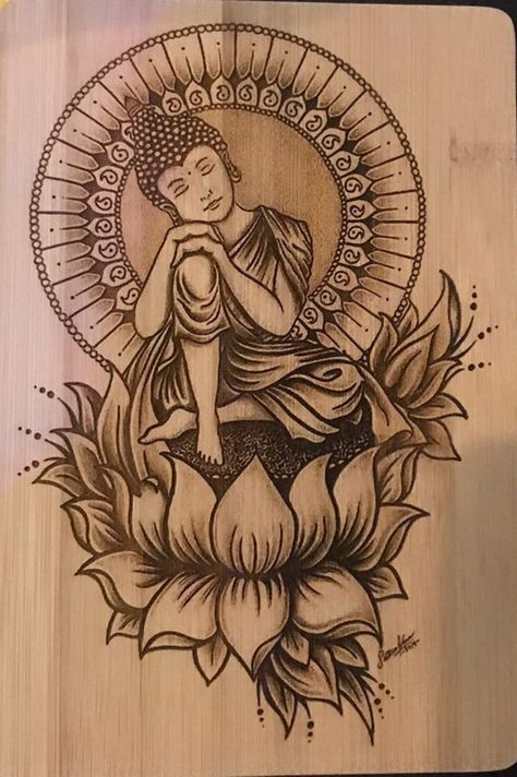 Buddha Sketch Drawings, Buddha Pencil Sketch Art, Buddha Mandala Artwork, Buddha Sketch, Resting Buddha, Buddha Canvas Art, Buddha Drawing, Buddha Painting Canvas, Buddha Tattoo Design