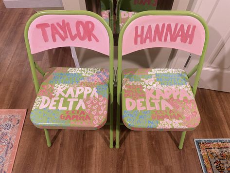 Kappa Delta initiation chair, sorority chair, big little, KD, Sorority Big Little, Kappa Delta, Big Little, Sorority, Quick Saves