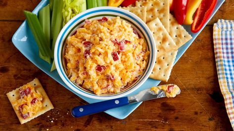 Southern Living Appetizers, Southern Pimento Cheese, Creamy Crab Dip, Cheese Dreams, Homemade Pimento Cheese, Asian Inspired Salad, Cheese Stuffed Mushrooms, Pimiento Cheese, Creamy Crab