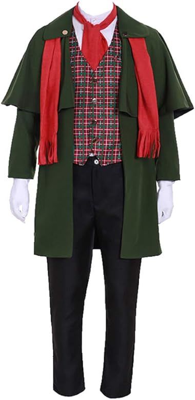 Amazon.com: Holiday Caroler Costume Mens Dickens Victorian Gentmen Christmas Carol Yuletide Costume Outfit (Custom Made) Green : Clothing, Shoes & Jewelry Christmas Uniforms, Wool Toys, Latest African Wear For Men, African Wear For Men, Christmas Carolers, Victorian Gentleman, Muppet Christmas Carol, Green Clothing, Christmas Costume