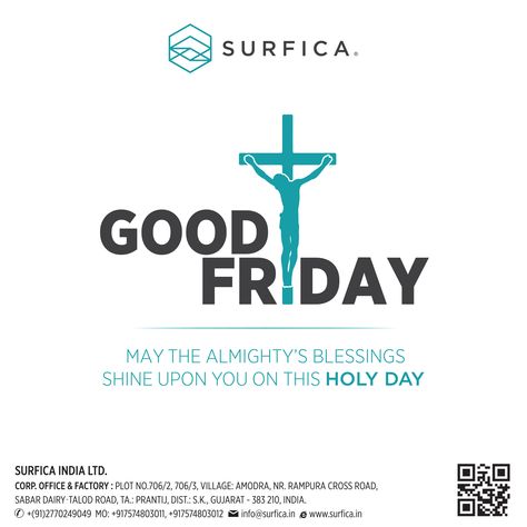 May the Almighty’s blessings shine upon you on this holy day Good Friday..! #Surfica #Laminates #GoodFriday Good Friday Social Media Posts, Good Friday Flyer Design, Good Friday Creative Post, Good Friday Creative Ads, Good Friday Poster Design, Good Friday Design, Good Friday Greetings, Good Friday Poster, Good Friday Wishes