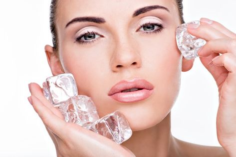 Beautiful young woman applies the ice to... | Free Photo #Freepik #freephoto #water #woman #beauty #spa Green Tea Skin Care, Natural Acne, Japanese Skincare, Younger Skin, Face Acne, Anti Aging Cream, New Skin, Anti Aging Skin Products, Skin Care Moisturizer