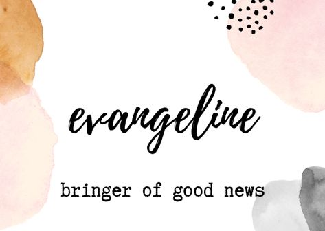 Evangeline Name, Beautiful Names, Girl Names, Baby Names, Baby Stuff, Writing, Quick Saves, Design