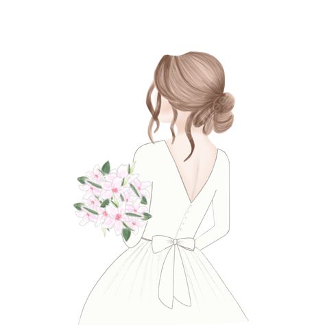 Bride Animation, Bride Background, Bridal Artwork, Bride Graphic, Bride Images, Bride Cartoon, Bride Flats, Bride Clipart, Wedding Artwork