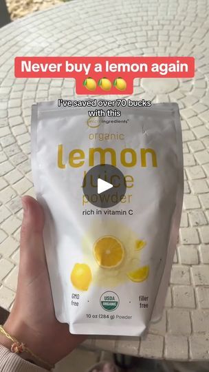 1.3K reactions · 185 shares | Organic Lemon Juice Powder | 🌞 Need a refreshing drink to start your day? Try our natural fruit powder made from cold-pressed lemons! No sugar or additives, just pure lemon flavor.... | By JackefactoryvitaminsFacebook Lemon Powder, Fruit Powder, Lemon Flavor, No Sugar, Cold Pressed, Refreshing Drinks, Lemon Juice, Vitamin C, Juice