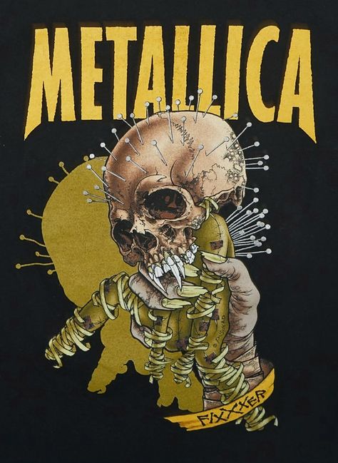 Metallica Arte Heavy Metal, Metallica Art, Heavy Metal Art, Band Wallpapers, James Hetfield, Rock Posters, Heavy Metal Bands, Thrash Metal, Gig Posters