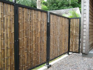 Black Bamboo Fencing is great for traditional yard enclosure, you can also use it to cover chain link, cement walls and so much more! Great for privacy screen around a hot tub or a wind break on your deck. Works well for interior wall covering and can be attached to any ceiling. Privacy Fence Decorations, Bamboo Privacy Fence, Bamboo Privacy, Wooden Gate, Patio Privacy, Garden Privacy, Backyard Privacy, Privacy Fences, Building A Fence