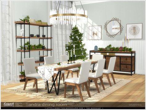 Sims 4 Boho Kitchen Cc, Sims 4 Dining Room Ideas, Sims 4 Cc Table Dining, Sims 4 Cc Furniture Dining Room, Room Ideas Sims 4, Sims 4 Dining Room, The Sims 4 Pack, Sims4 Furniture, Living Room Sims 4