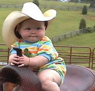 Chubby Baby Boy, Future Cowboy, Fat Babies, Wilford Brimley, Fat Baby, Chunky Baby, Cowboy Baby, Baby Fat, Chubby Babies