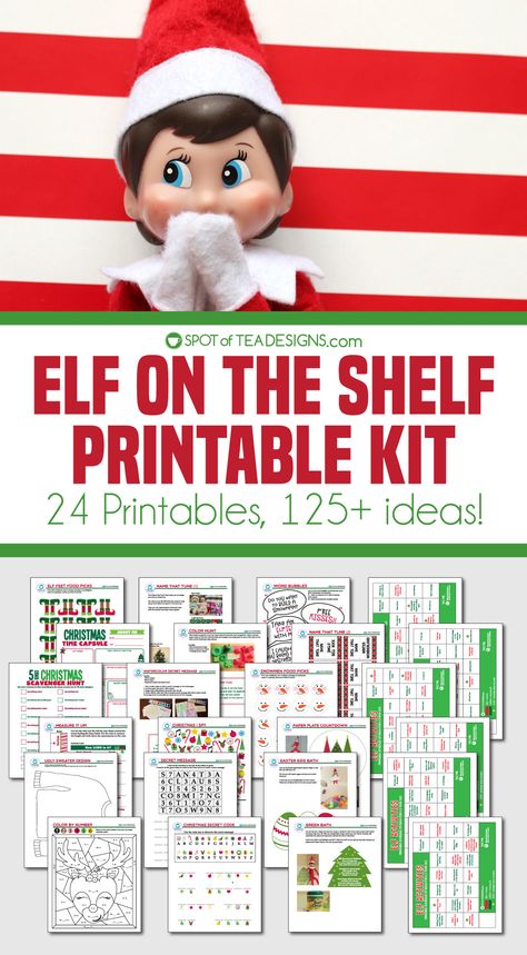 Elf On The Shelf Printable Kit, Magic Elf Dust Free Printable, Elf On The Shelf Printable Ideas, Elf On The Shelf Ideas Im Back Free Printable, Printable Elf On The Shelf Ideas, Elf On The Shelf Activity Ideas, Elf Pictures Free Printables, Elf Yoga Free Printable, Elf On The Shelf Ideas Free Printables