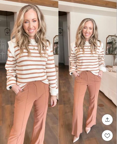 Camel Pants, Winter Teacher Outfits, Work Outfit Office, Corporate Style, Tan Pants, Winter Work, Teacher Outfit, Winter Outfits For Work, Women's Sweaters