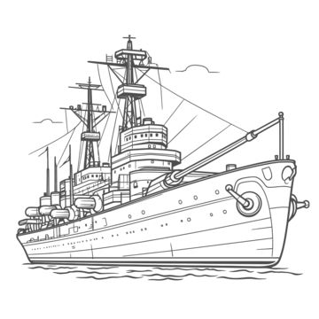 Battle Ship Drawing, Battleship Drawing, Ship Outline, Drawing Ship, Ship Sketch, Ship Illustration, Ring Drawing, Wing Drawing, Art Outline