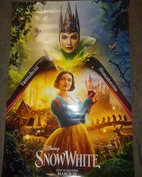 liveactionsnowwhite | Second poster for the live action Snow White Credit @brancadenevebra Follow for more 🍎@liveactionsnowwhite s n o w ....Tags: #snowwite... | Instagram Person Looking Forward, Snow White Poster, Astrid Deetz, Sapo Kermit, Disney Wallpapers, Rachel Zegler, Disney Live Action, Mystery Minis, White Poster