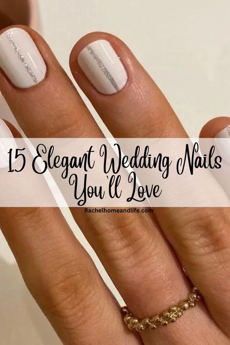 15 Elegant Wedding Nails You’ll Love • Rachel Check more at https://top3products4u.com/index.php/2023/06/15/15-elegant-wedding-nails-youll-love-rachel-103/ Wedding No Chip Nails, Mother Of Bride Nail Color, Funky Wedding Nails For Bride, Pale Pink And Gold Nails, Mother Of The Bride Wedding Nails, Nails For Wedding Mother Of Bride, Summer Bridesmaid Nails, Wedding Nails Mother Of Groom, Short Wedding Nails Brides