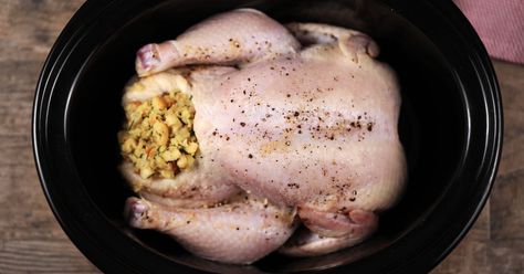 Stuffed Chicken In Crockpot, Slow Cooker Full Chicken Dinner, Whole Chicken And Stuffing Crockpot, Full Chicken In Crockpot, How Long To Cook Chicken In Crockpot, Slow Cooker Whole Chicken And Potatoes, Whole Chicken In The Crockpot, How To Make A Whole Chicken In Crock Pot, Top Slow Cooker Recipes