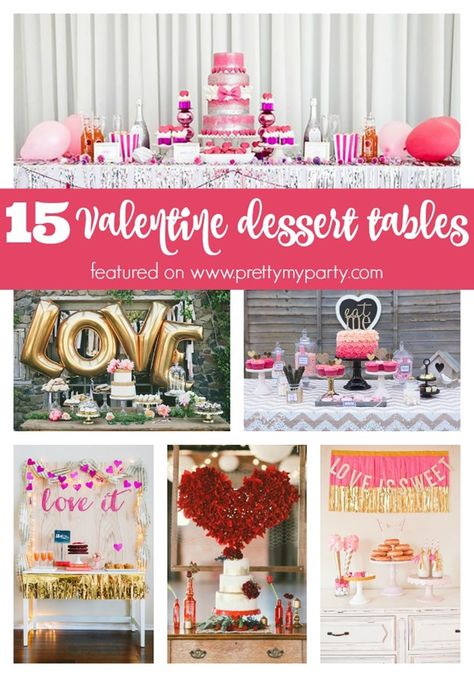 Valentine Dessert Table, Valentines Dessert Table, Valentine's Goodies, Valentine Dessert, Dessert Table Ideas, Holiday Party Inspiration, Cake Table Birthday, Girl Parties, Holiday Favorite Recipes