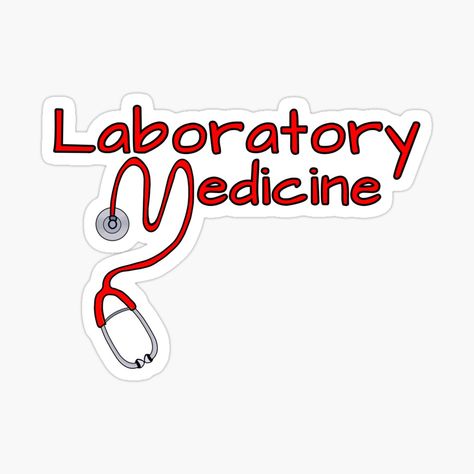 Get my art printed on awesome products. Support me at Redbubble #RBandME: https://www.redbubble.com/i/sticker/Laboratory-Medicine-by-diegovcarvalho/113023737.EJUG5?asc=u Laboratory Stickers, Medicine Stickers, Love Medicine, Laboratory Medicine, Medical Laboratory Technician, Laboratory Technician, Biomedical Science, Medical Laboratory, Dream Career