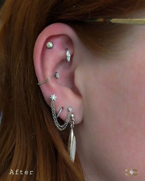 Curated Ears, Ear Styling, Styling Services, Piercing Jewellery, Piercings Unique, Fine Jewellery, Piercing Jewelry, Anatomy, Piercings