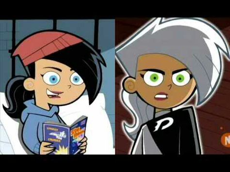 Danielle Fenton/Phantom Danny Phantom Girl, Danny And Sam, Dany Phantom, Going Ghost, American Dragon, Randy Cunningham, Annasophia Robb, Nickelodeon Shows, Cartoon Girls