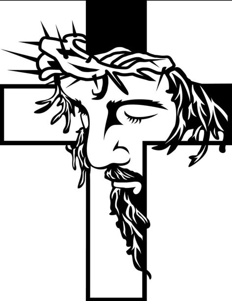 Cross Drawing, Jesus Drawings, Christian Shirts Designs, Jesus Tattoo, Cross Art, Silhouette Stencil, Wood Burning Patterns, Vector Map, Scroll Saw Patterns