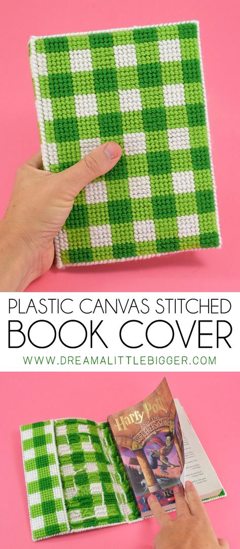 Yarn And Plastic Canvas, Plastic Canvas Book Covers Free Pattern, Plastic Canvas Bible Cover Free Patterns, Cross Stitch Plastic Canvas Ideas, Fashion Book Cover, Plastic Canvas Books, Magic Wallet, Plastic Canvas Coasters, Plastic Canvas Stitches