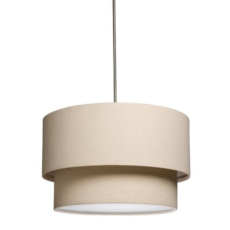 Terra 3-Light Drum Pendant Contemporary Pendant Lights, Round Chandelier, 3 Light Pendant, Drum Pendant, Glass Diffuser, Linen Shades, Drum Shade, White Glass, Chandelier Lighting