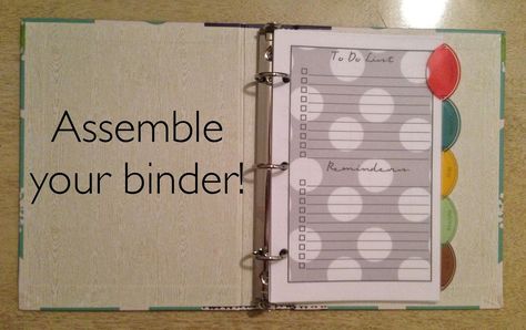 Easy As DIY : Mini Binder Purse Companion & 14 Free Printables! Master Grocery List Template, Organization Binder, Project Planner Printable, Printable Stationary, Free Printables Organization, Binder Printables, Organizational Ideas, Home Binder, Mini Planner