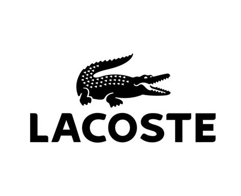 Logo Design Clothing Brand, Lacoste Logo Design, Clothes Brand Logo, Deli Logo, Lacoste Design, Logo Lacoste, Clothes Logo, Lacoste Logo, Fashion Vector