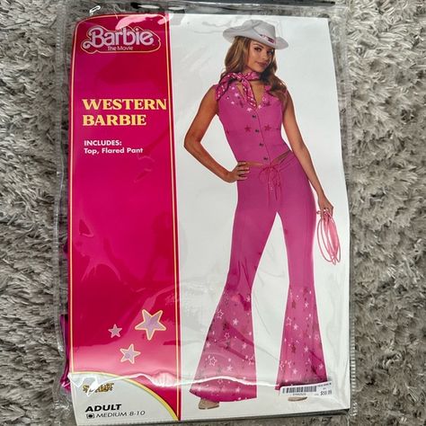 Barbie The Movie Adult Western Barbie Costume In A Size Medium Never Worn!! (Sold Out At Spirit Halloween) Cowboy Barbie, Barbie And Ken Costume, Nurse Barbie, Western Barbie, Barbie Lego, Halloween Western, Barbie The Movie, Barbie Kelly, Barbie Sets