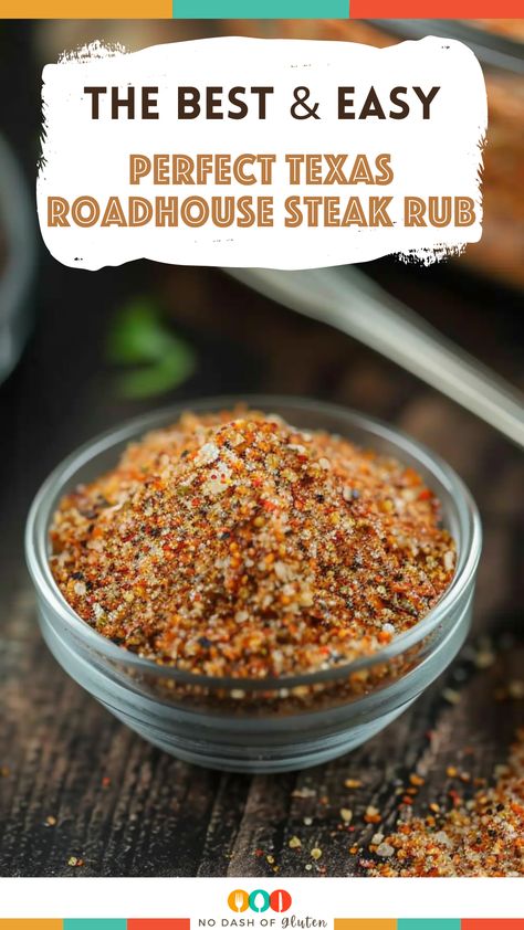 Perfect Texas Roadhouse Steak Rub Steak Dry Rub Recipe, Steak Dry Rub, Sizzle Steak, Dry Rub For Steak, Steak Rub Recipe, Best Spaghetti Recipe, Sizzle Steak Recipes, Texas Roadhouse Steak, Steak Rub