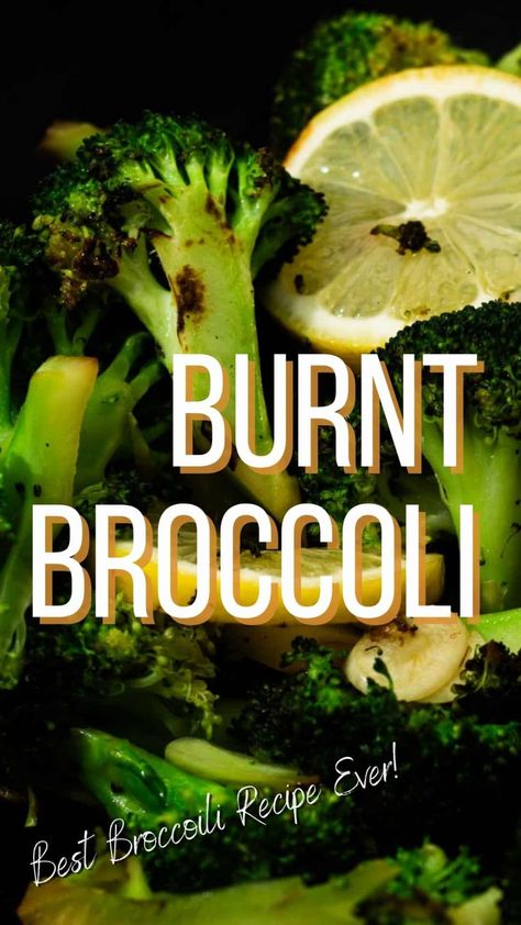 Delicious way to serve broccoli as a side dish - Charred Broccoli with Lemon and Garlic is my favorite way to eat broccoli. There's something about the slightly charred and burnt broccoli, that's cooked to be tender yet still bouncy and vibrantly green with the hit of Garlic, Lemon and a little chili that is utterly addictive. Easy vegan and plant-based recipe that is great as a side for dinner or lunch. Burnt Broccoli, Charred Broccoli, Party Side Dishes, Warm Salad, Vegan Side Dishes, Vegan Sides, Broccoli Recipes, Planting Vegetables, Fresh Salads