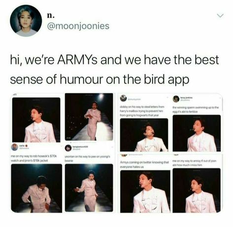 Jungkook Meme, Army Tweets, Jin Dad Jokes, Bird App, Bts Hoodie, Army Memes, Bts Billboard, Bts Concept Photo, Bts Tweet