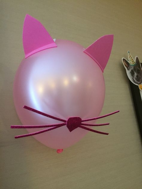 Sparkle whiskers cat balloon Cat Party Centerpieces, Space Cat Party, Cat Balloon Arch, Cat Party Decor, Caticorn Birthday Party, Cat Balloon, Cat Themed Birthday Party, Cat Balloons, Balloon Arches